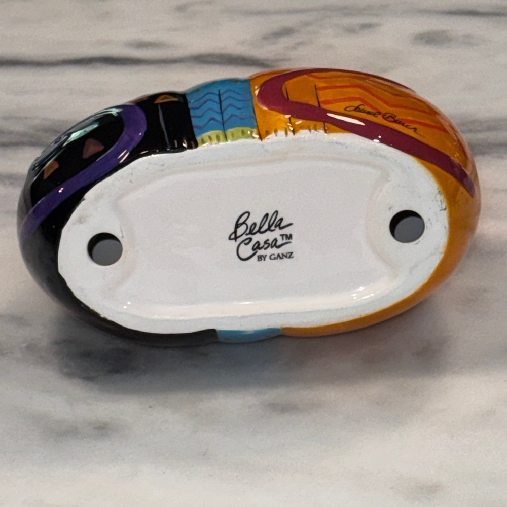 Laurel Burch "Bella Casa"  Ceramic Three Cat figurine by Ganz - Picture 4 of 6